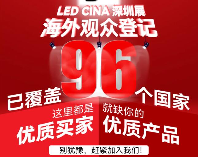 已有96個(gè)國家地區(qū)買家登記參觀了！您也參與進(jìn)來一起新年看新品吧！